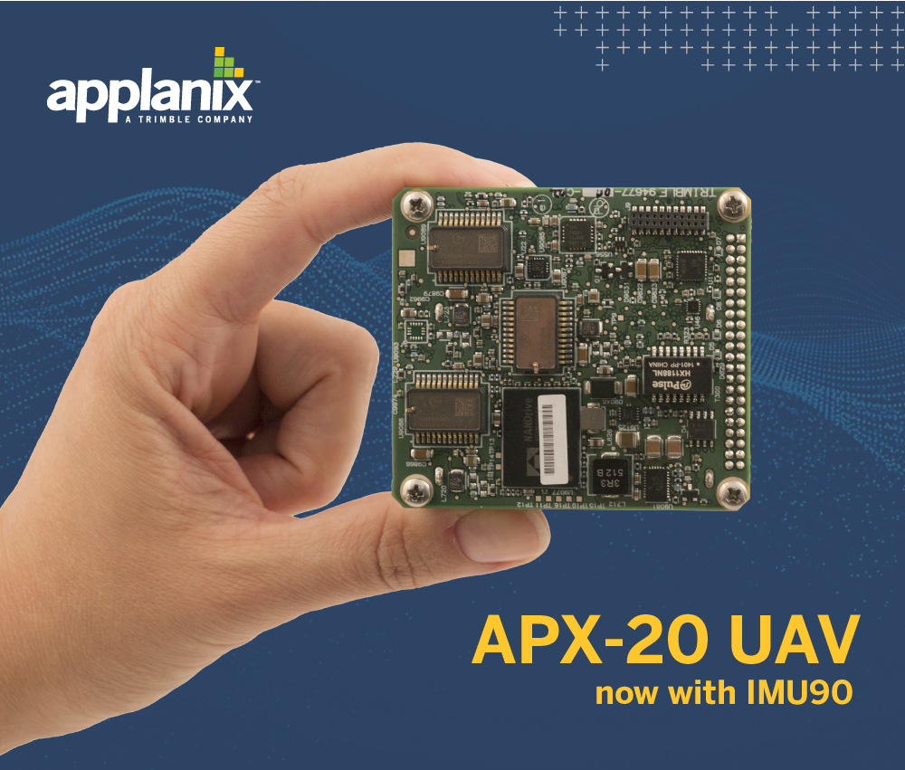 Applanix introduces the new APX-20 UAV solution with IMU90
